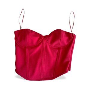 Zara cropped corset top